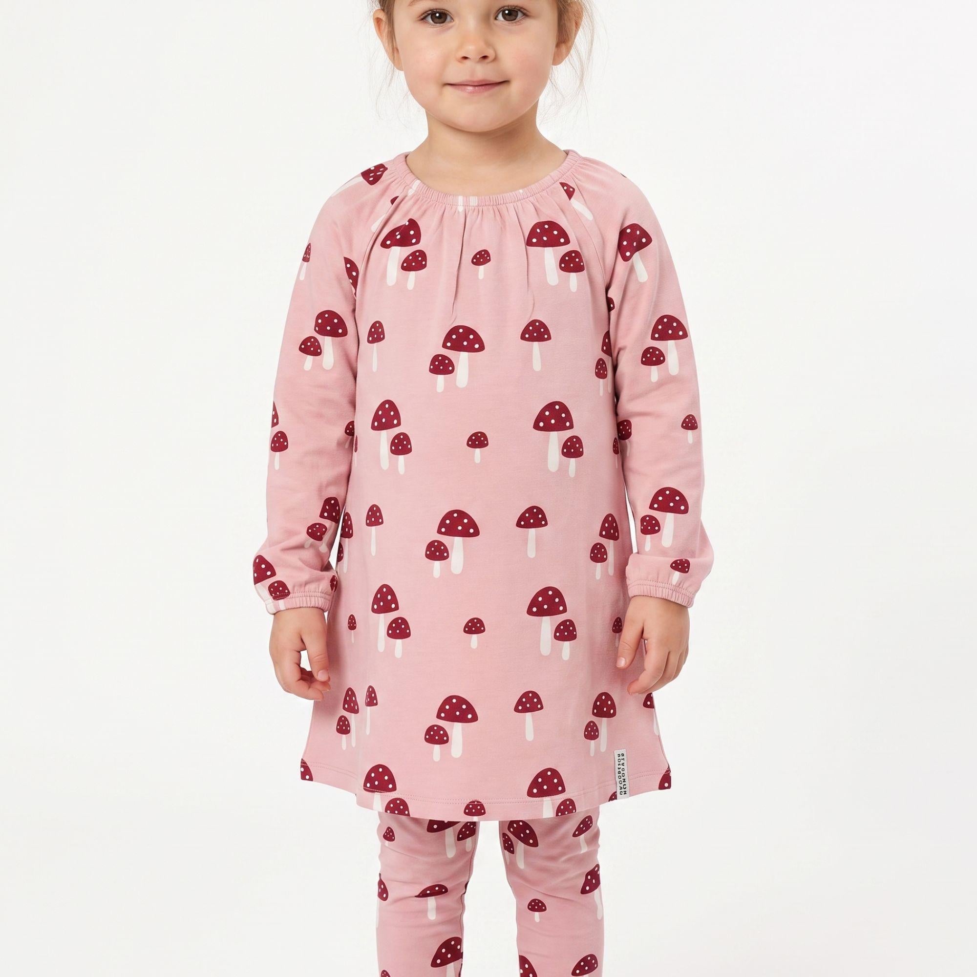 Leggings Bambu Pink Mushroom