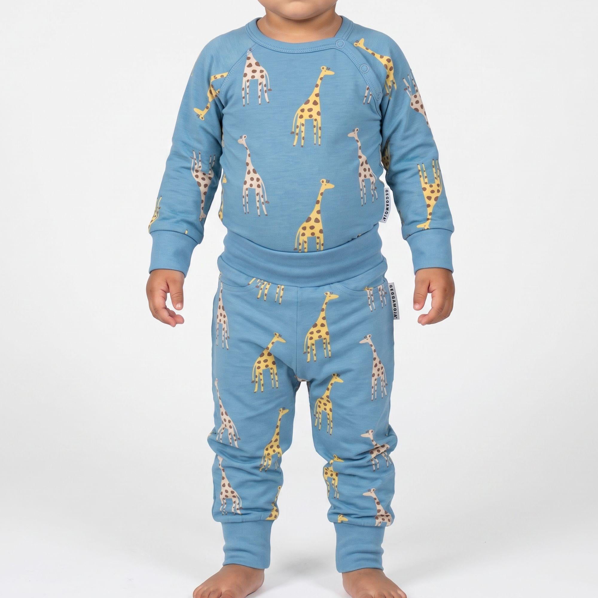 Body Bambu Blue Giraffe