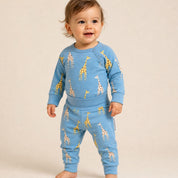 Babybyxor Bambu Blue Giraffe