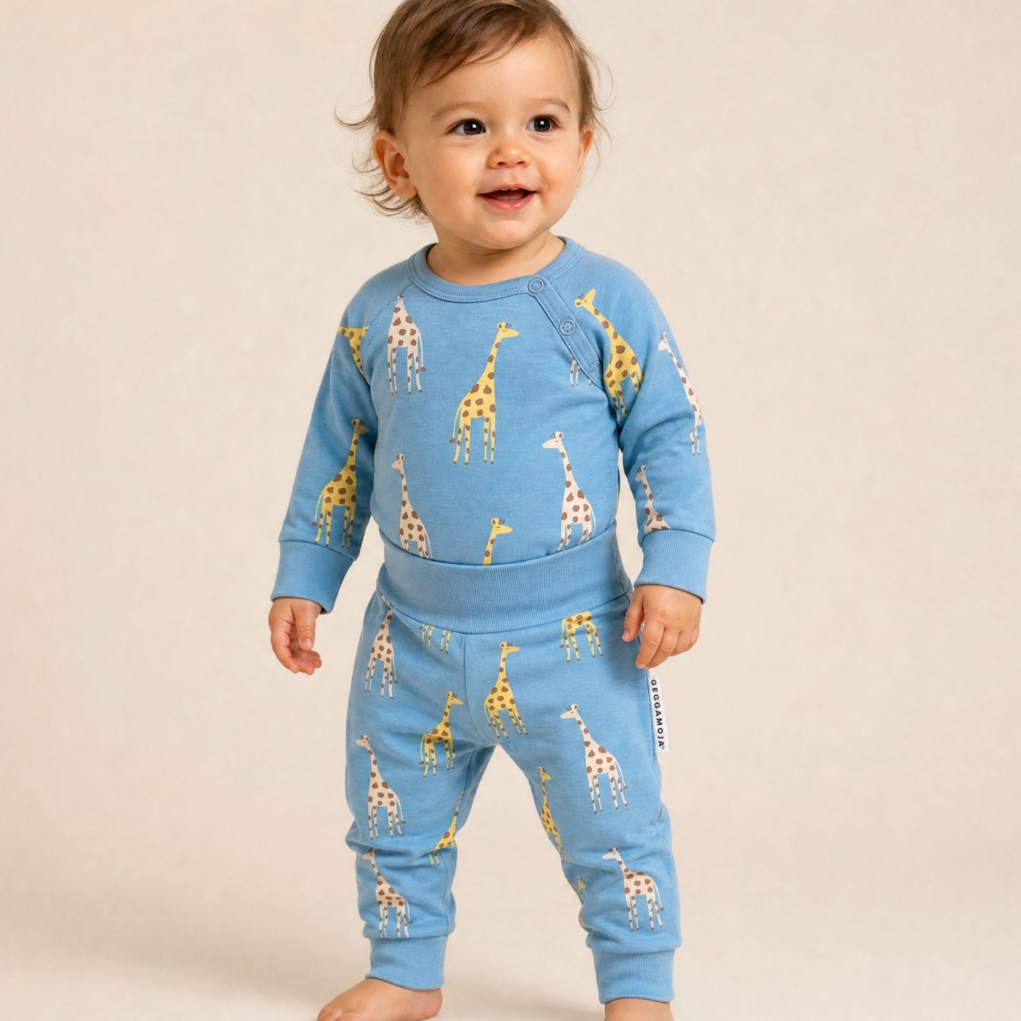 Body Bambu Blue Giraffe