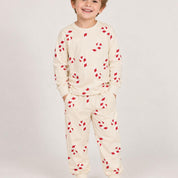 Pyjamas Tvådelad Candycane Beige