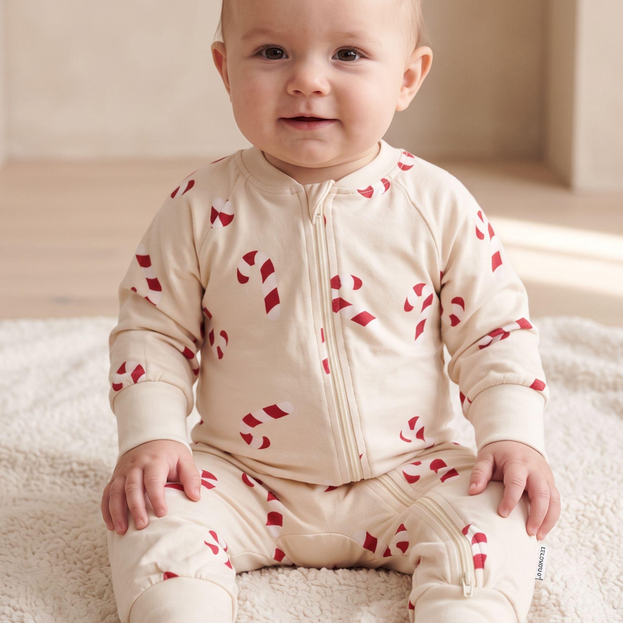Pyjamas Candycane Beige
