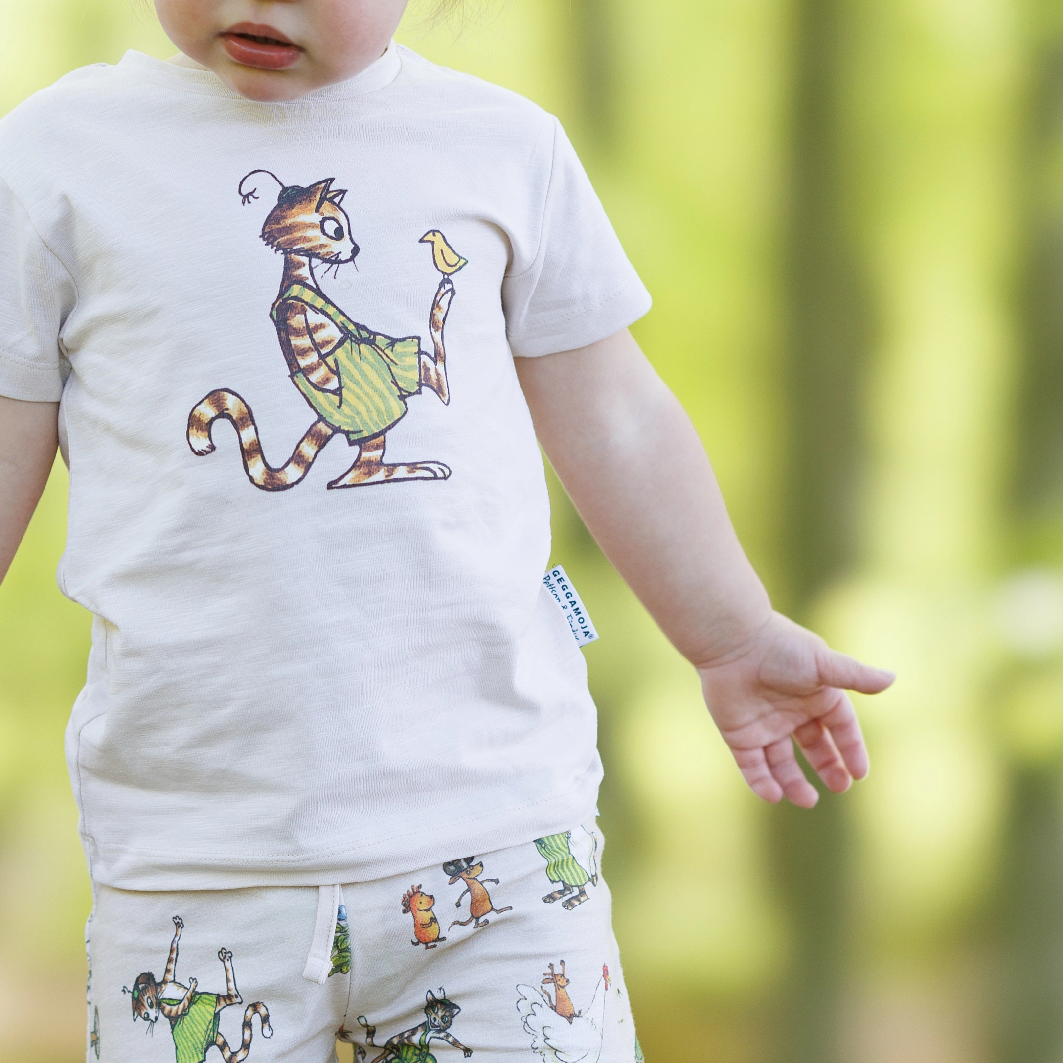 Pyjama-Set Pettersson und Findus Beige