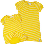 Single dress Yellow/white