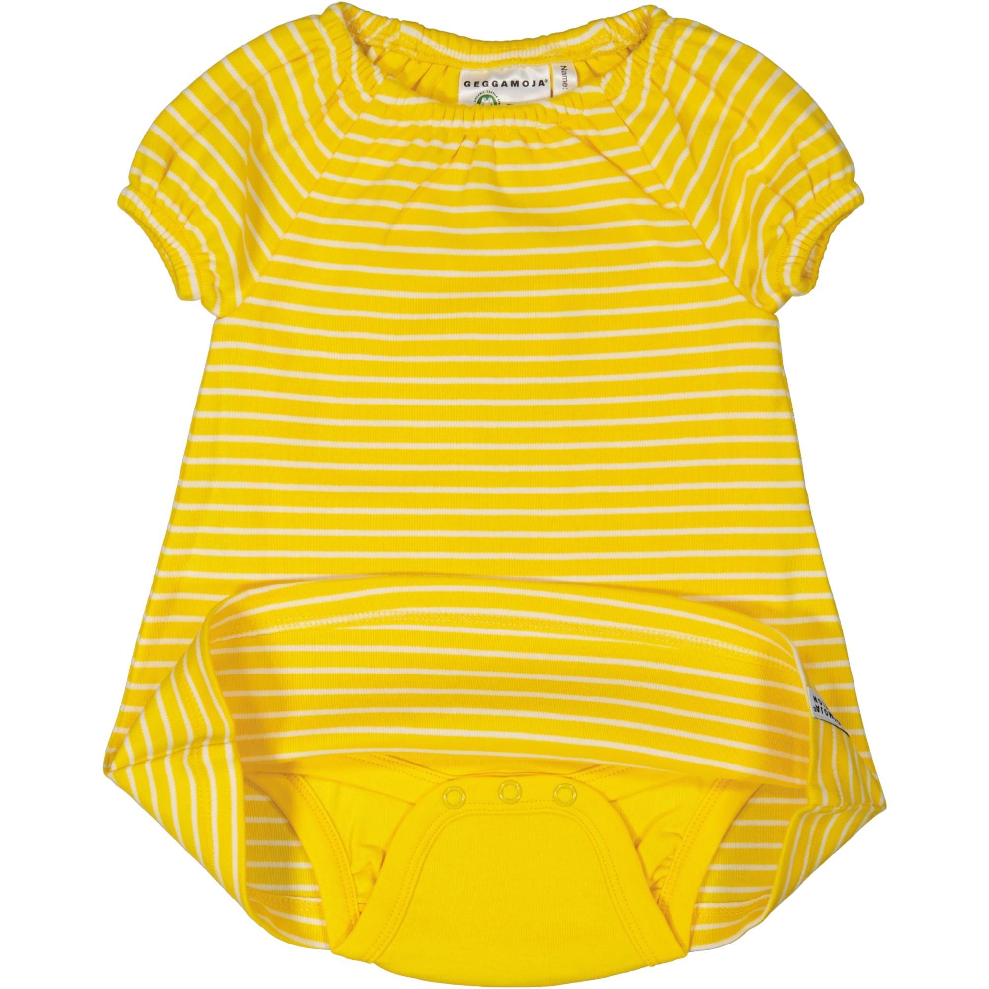 Single dress Yellow/white