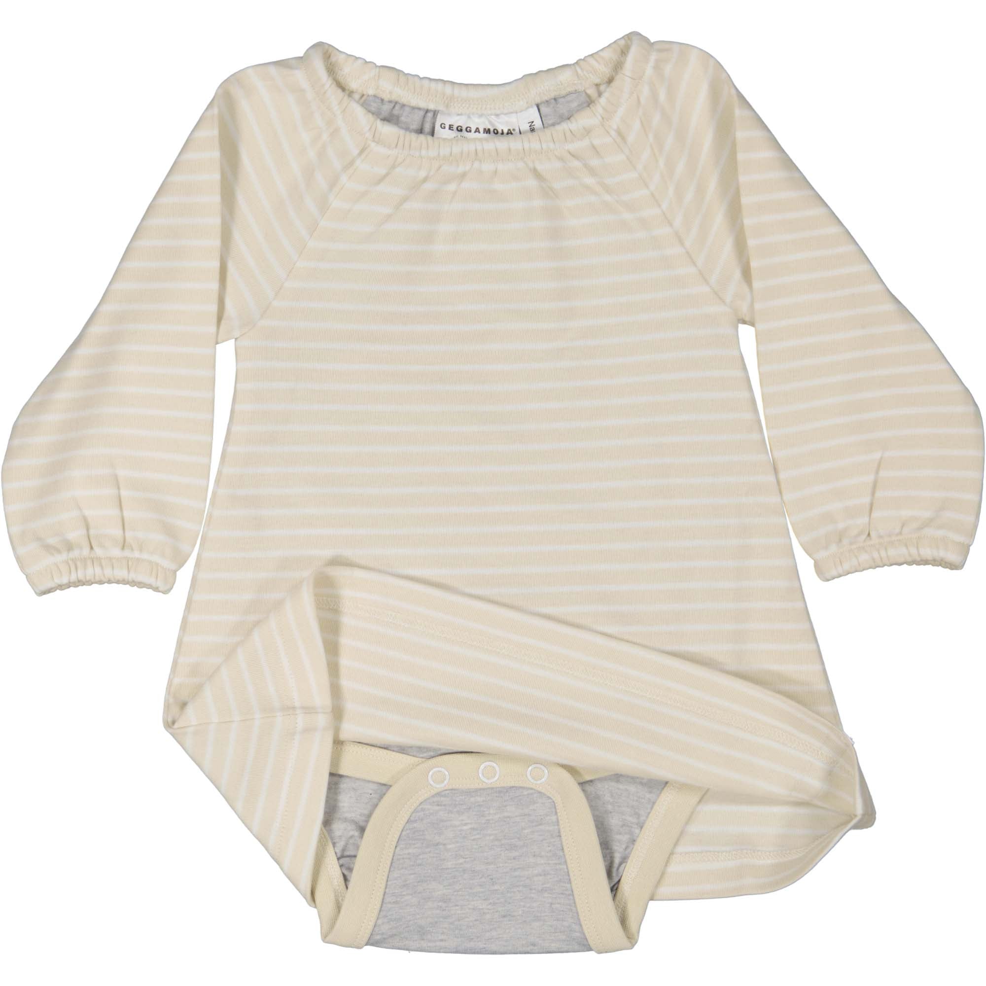 Singoallaklänning beige och vit