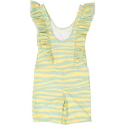 UV suit with ruffle Waves