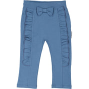 Trousers with ruffles Blue