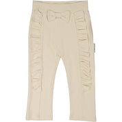 Bukse med volang Beige