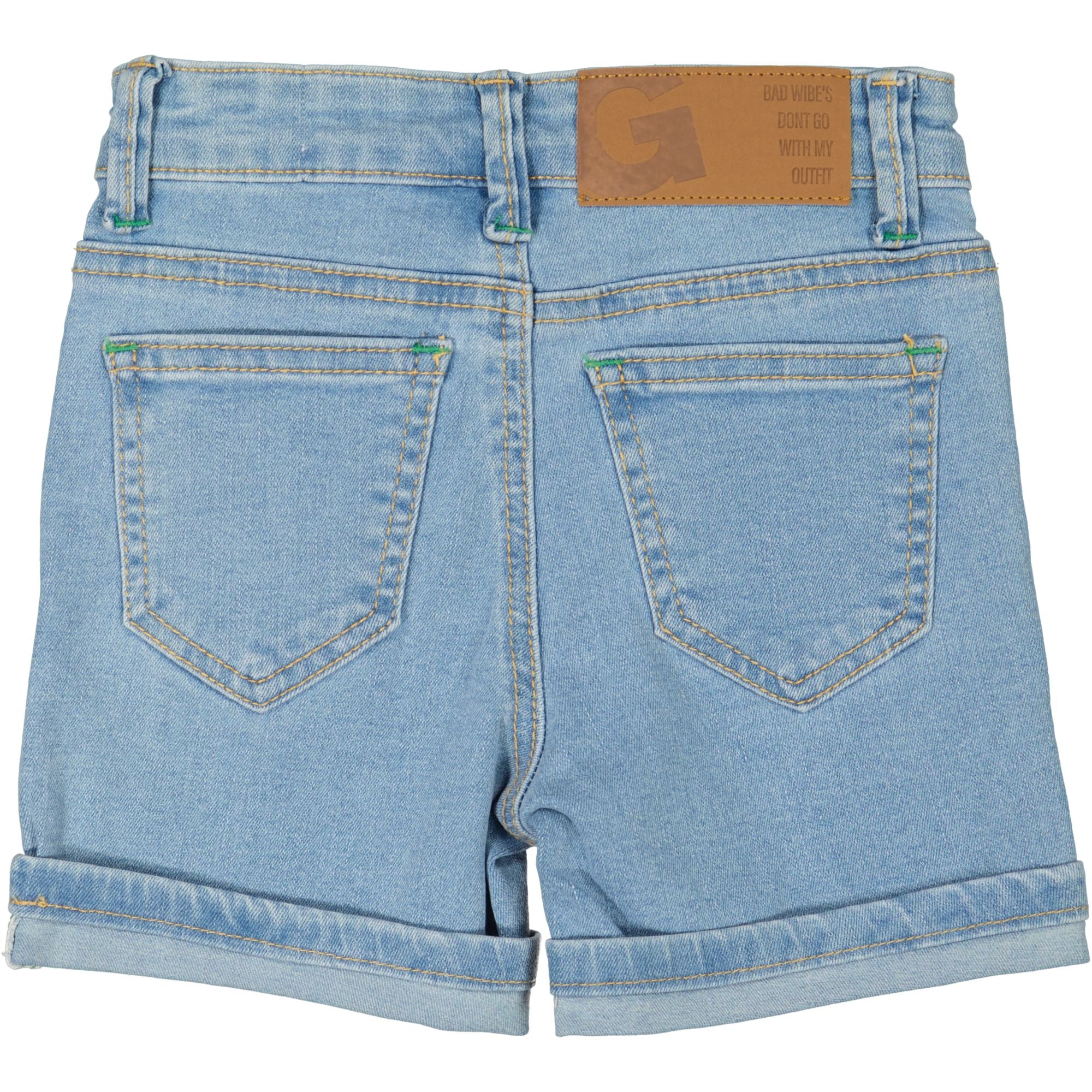 Unisex 5-pocket Jeansshorts Ljusblå