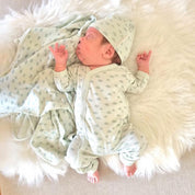 Prematurdräkt bambu Grön