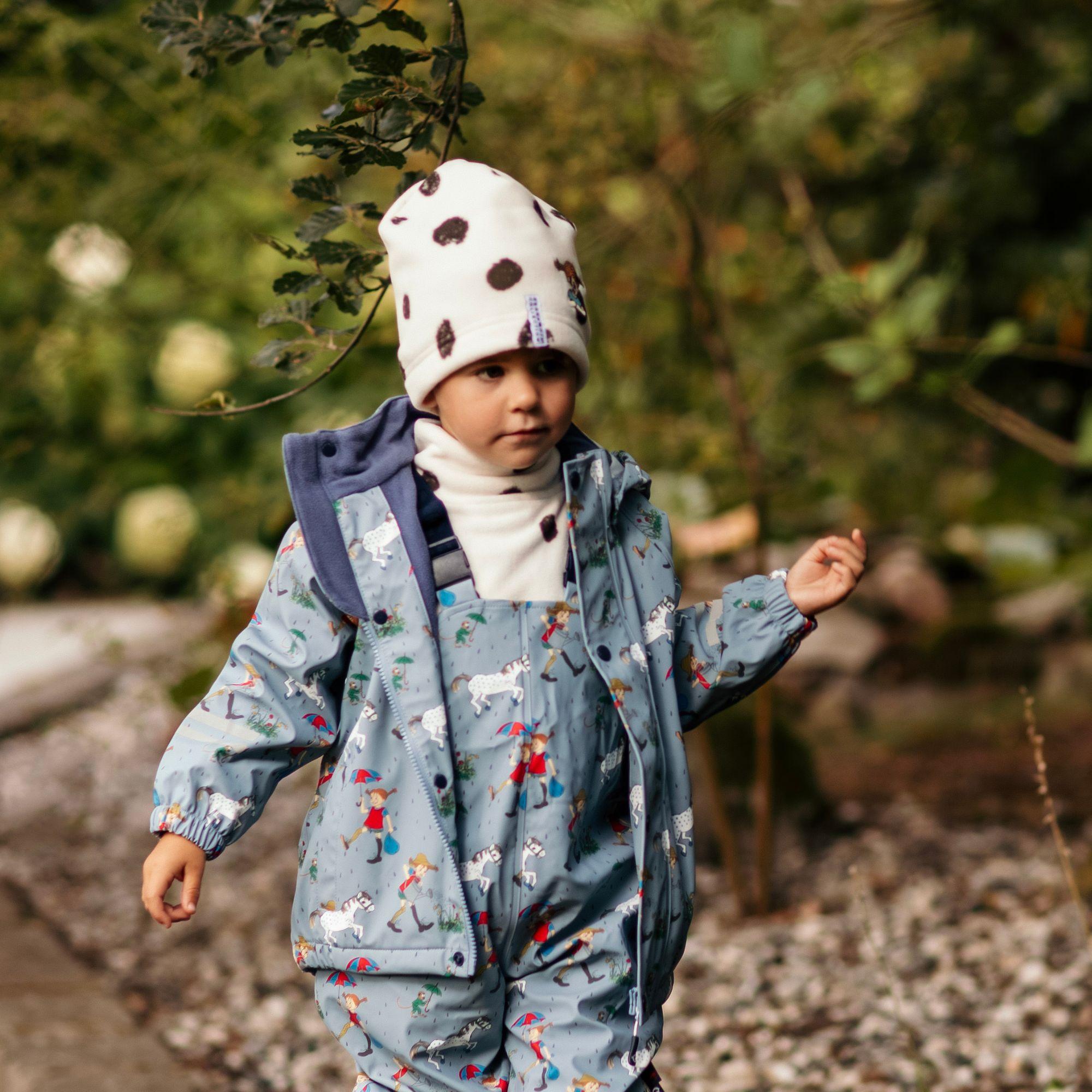 Fleece-Lined Beanie Pippi Longstocking Dots