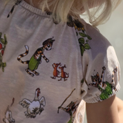 Singoallakjole Gubben og Katten Beige