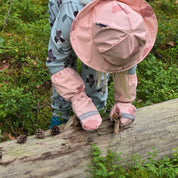 Sydväst /Regnhatt fodrad Moln Rosa