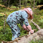 Sydväst /Regnhatt fodrad Moln Rosa