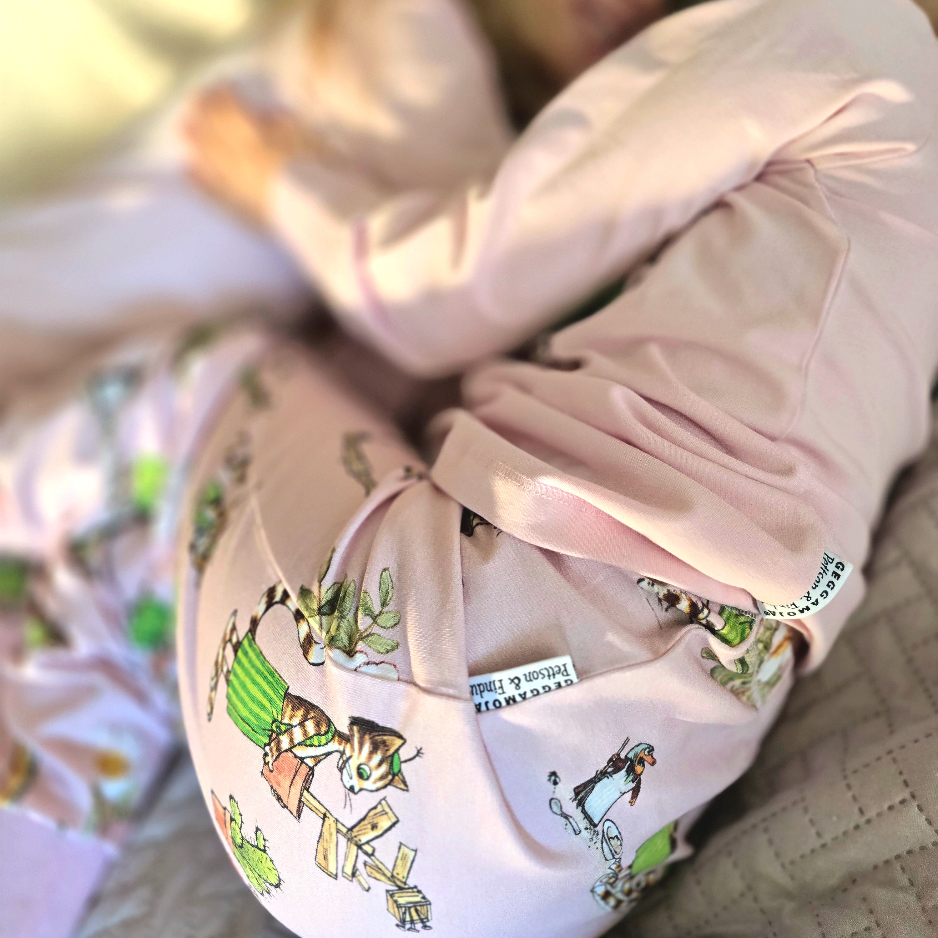 Zweiteiliger Schlafanzug Pettersson und Findus Rosa