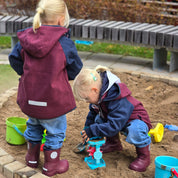 Vindfleecejakke Burgundy