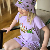 Pyjamas-set Pettson och Findus Lila