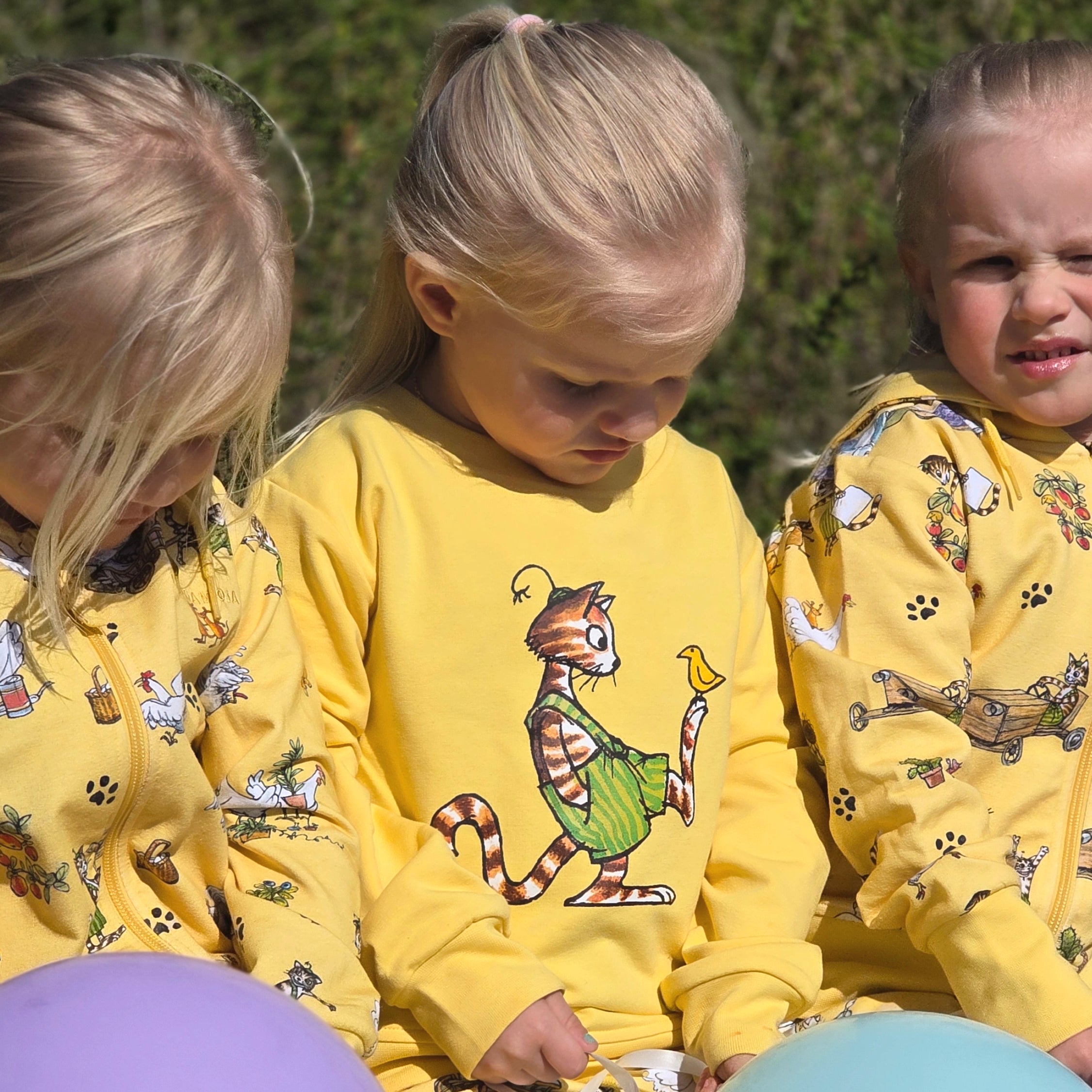 College Sweater Pettson och Findus Gul