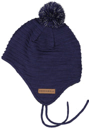 Stickad hjälmmössa Navy