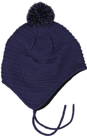 Stickad hjälmmössa Navy