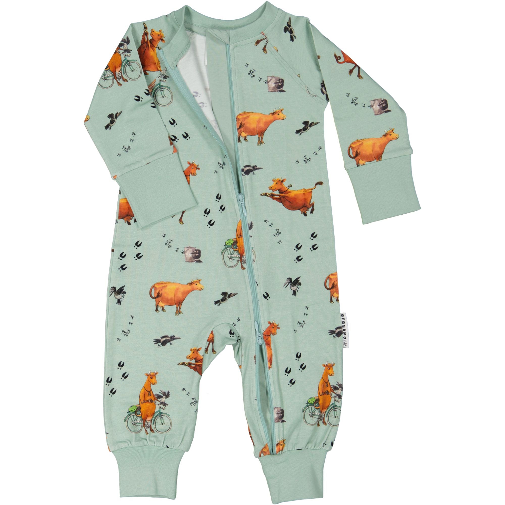 Pyjamas Mamma Mu und Kråkan Grün