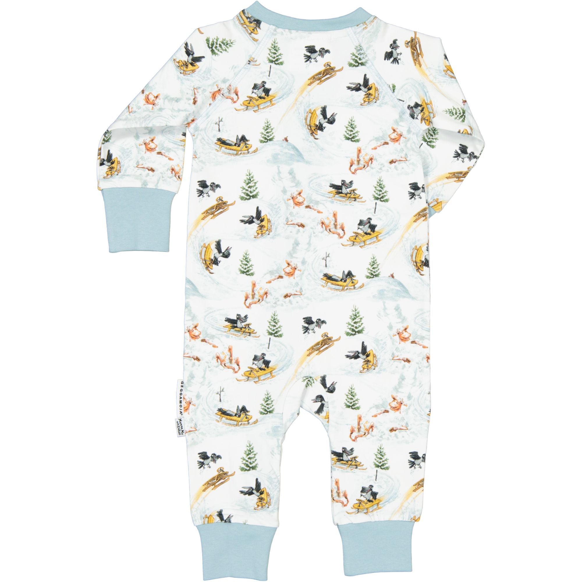 Pyjamas Mamma Mu und Kråkan Weiß