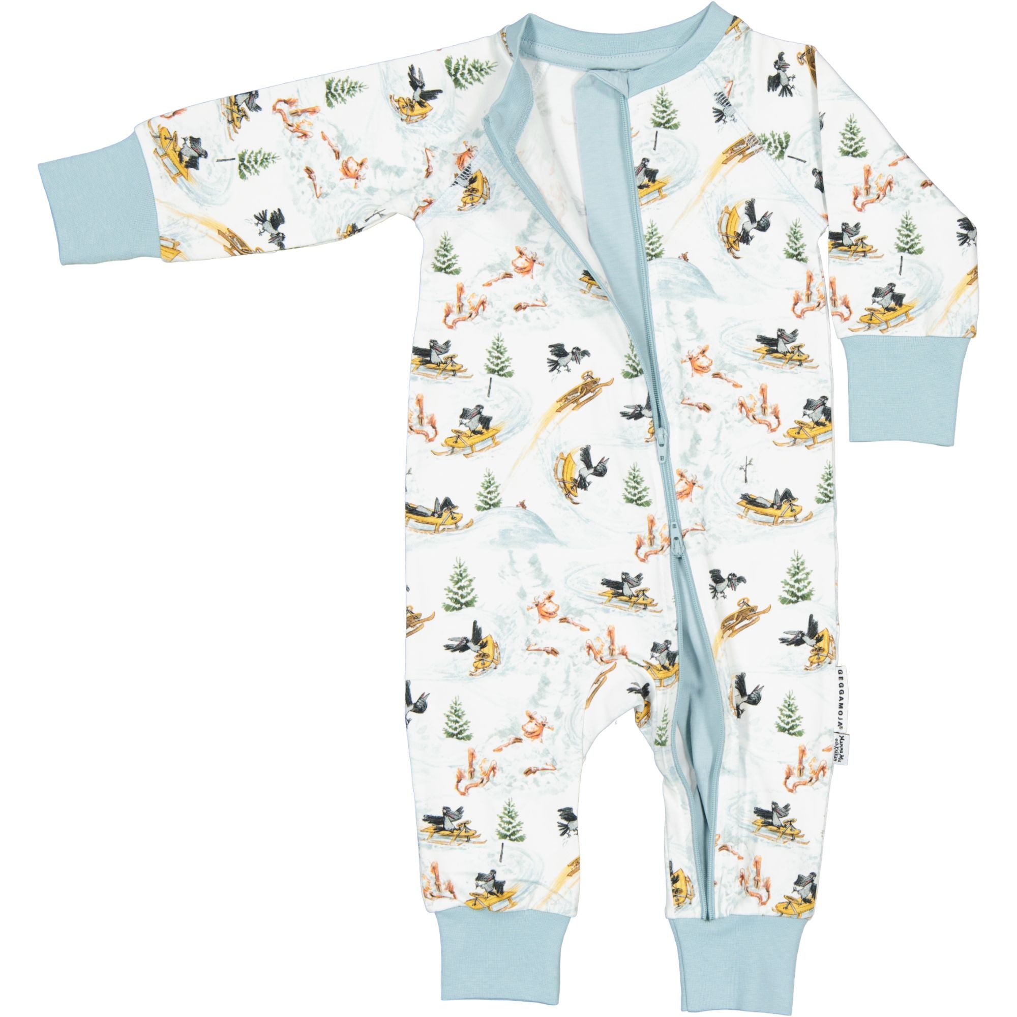 Pyjamas Mamma Mu und Kråkan Weiß