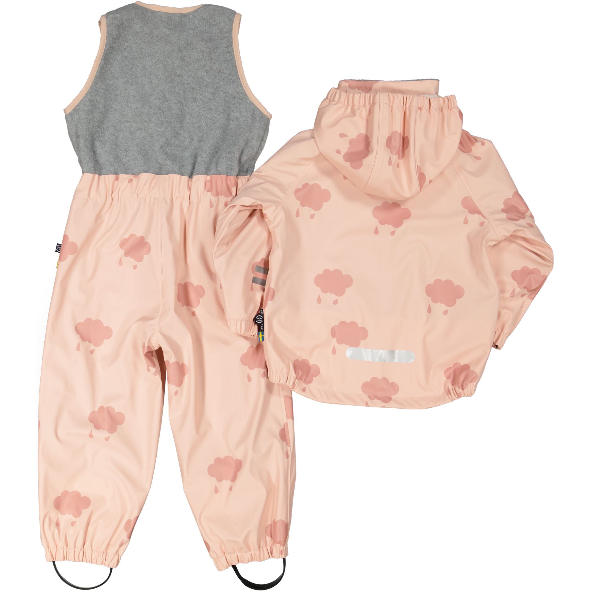 Regnkläder Fodrat Moln Rosa