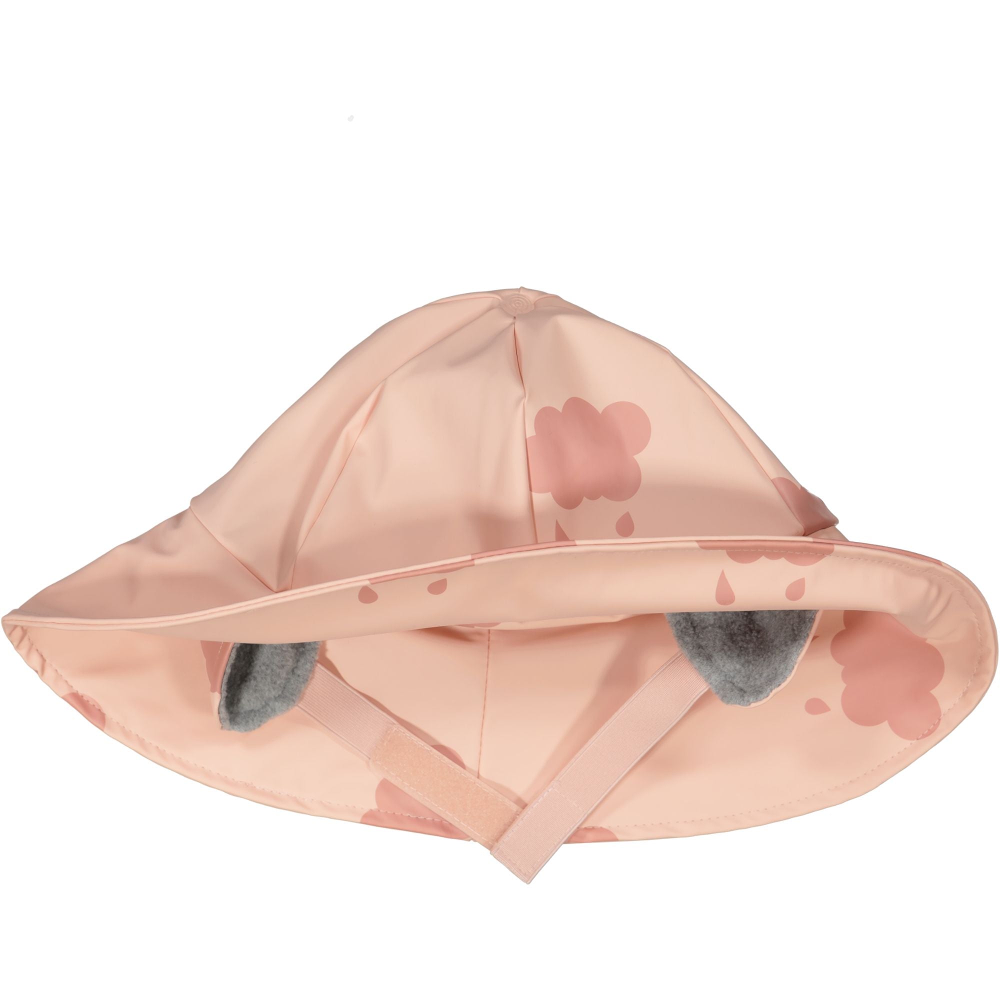 Sydväst /Regnhatt fodrad Moln Rosa