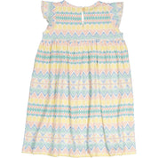 Bambu volangkjole Inca Pastell