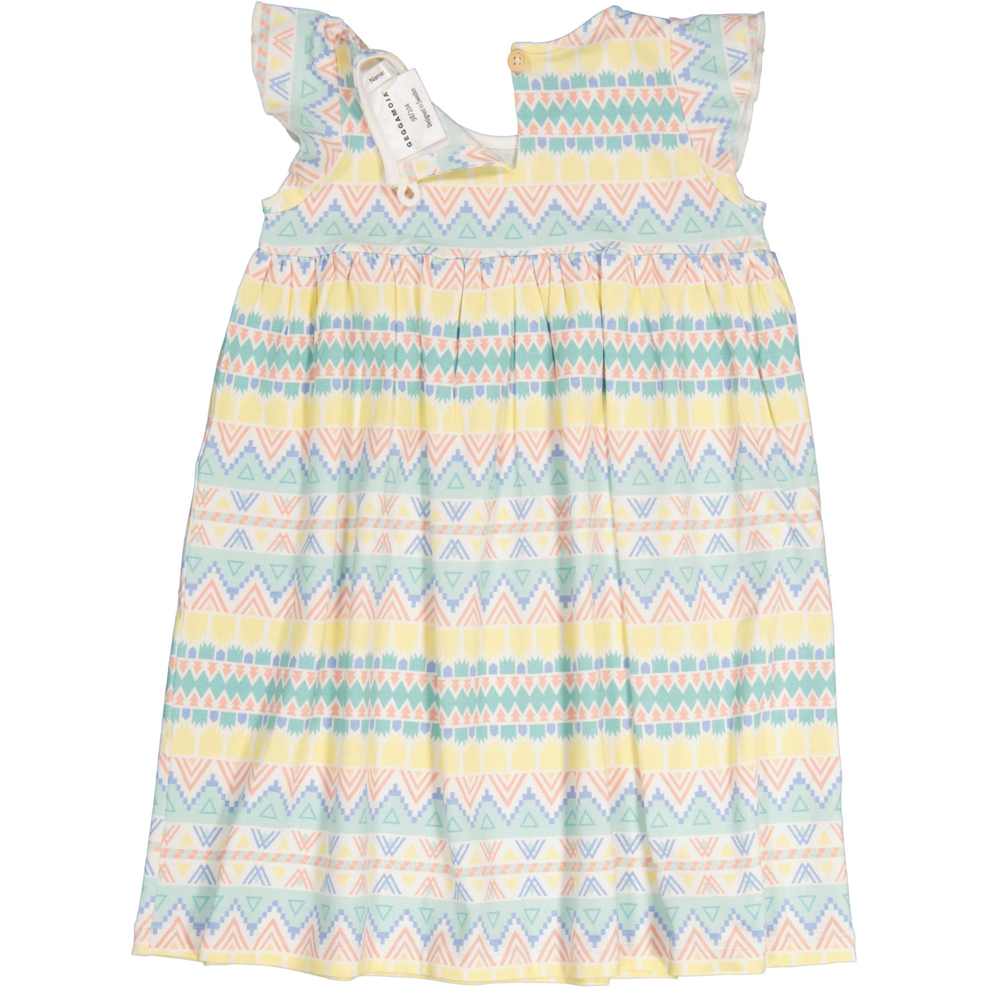 Bambu volangkjole Inca Pastell