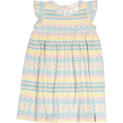 Bambu volangkjole Inca Pastell