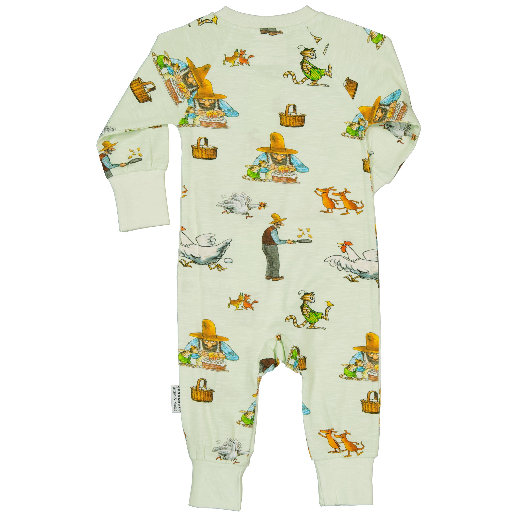 Pyjamas Pettson och Findus Grön