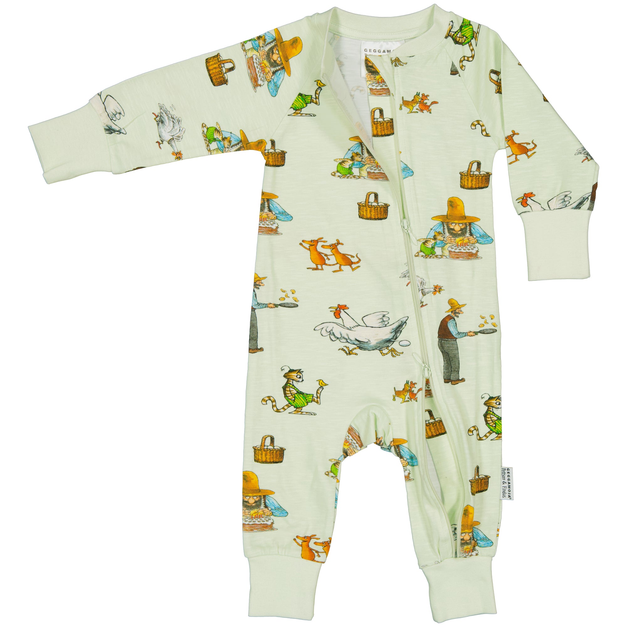 Pyjamas Pettson och Findus Grön