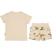 Pyjama-Set Pettersson und Findus Beige