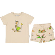 Pyjama-Set Pettersson und Findus Beige