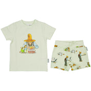 Pyjama-Set Pettersson und Findus Grün