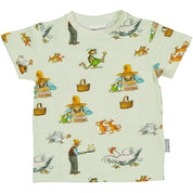T-Shirt Pettersson und Findus Grün