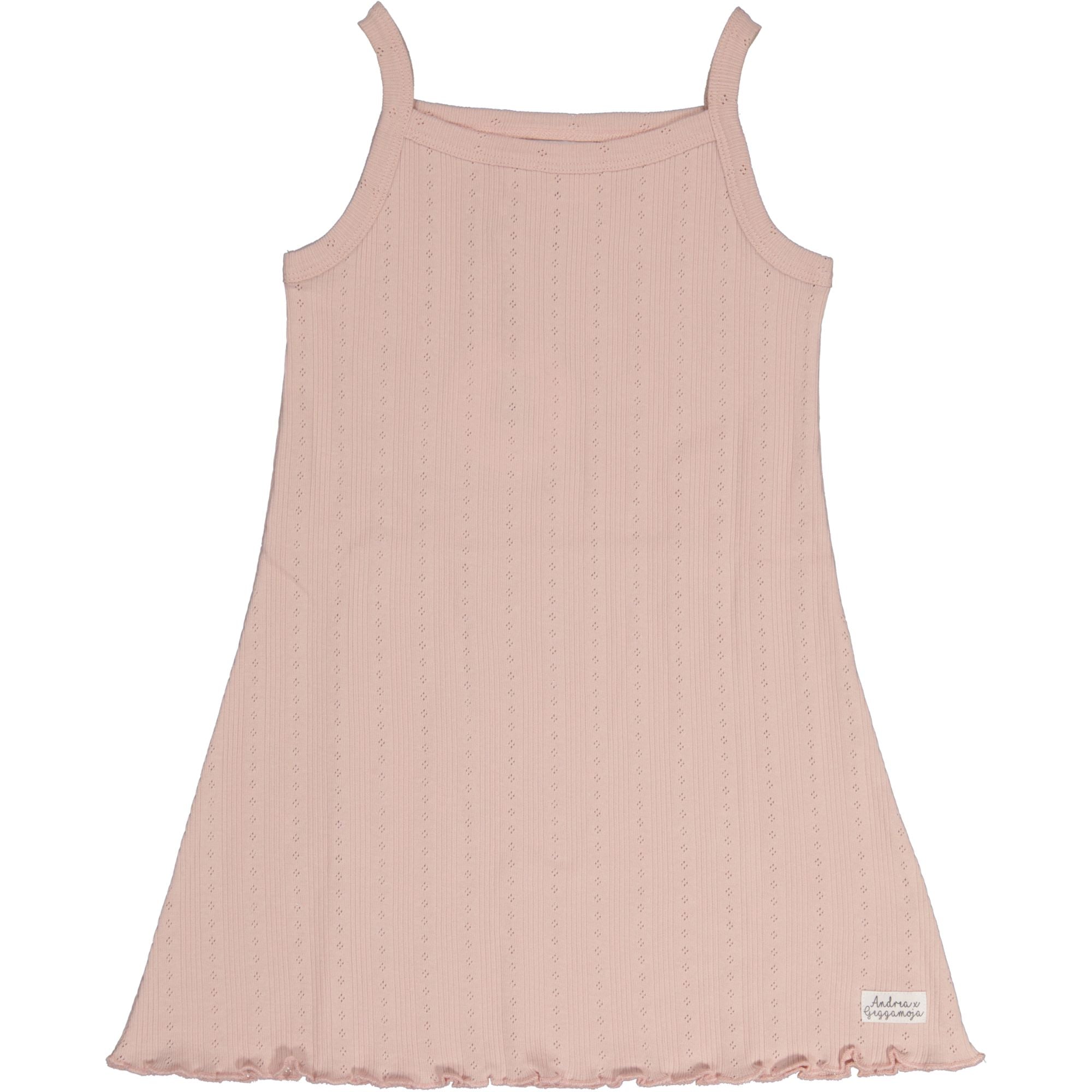 Kjole Pointelle Pink Rose