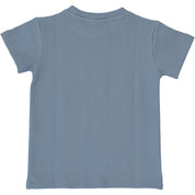 T-shirt Waffle Dusty Blue