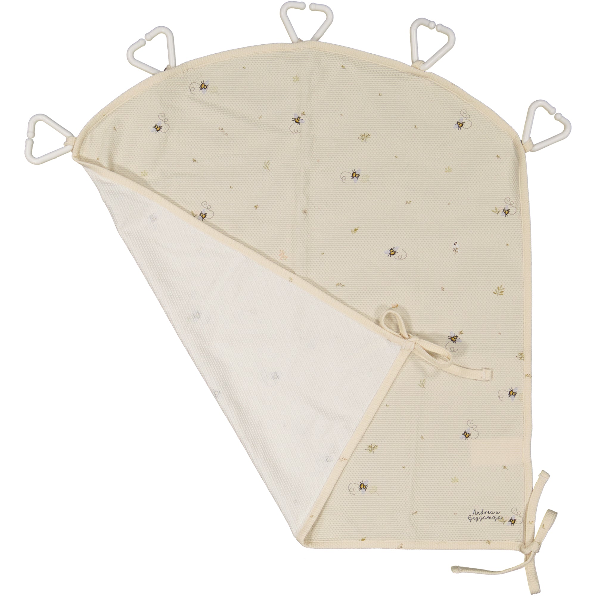 Barnvagnsgardin UV 50 + Sweet nature Beige