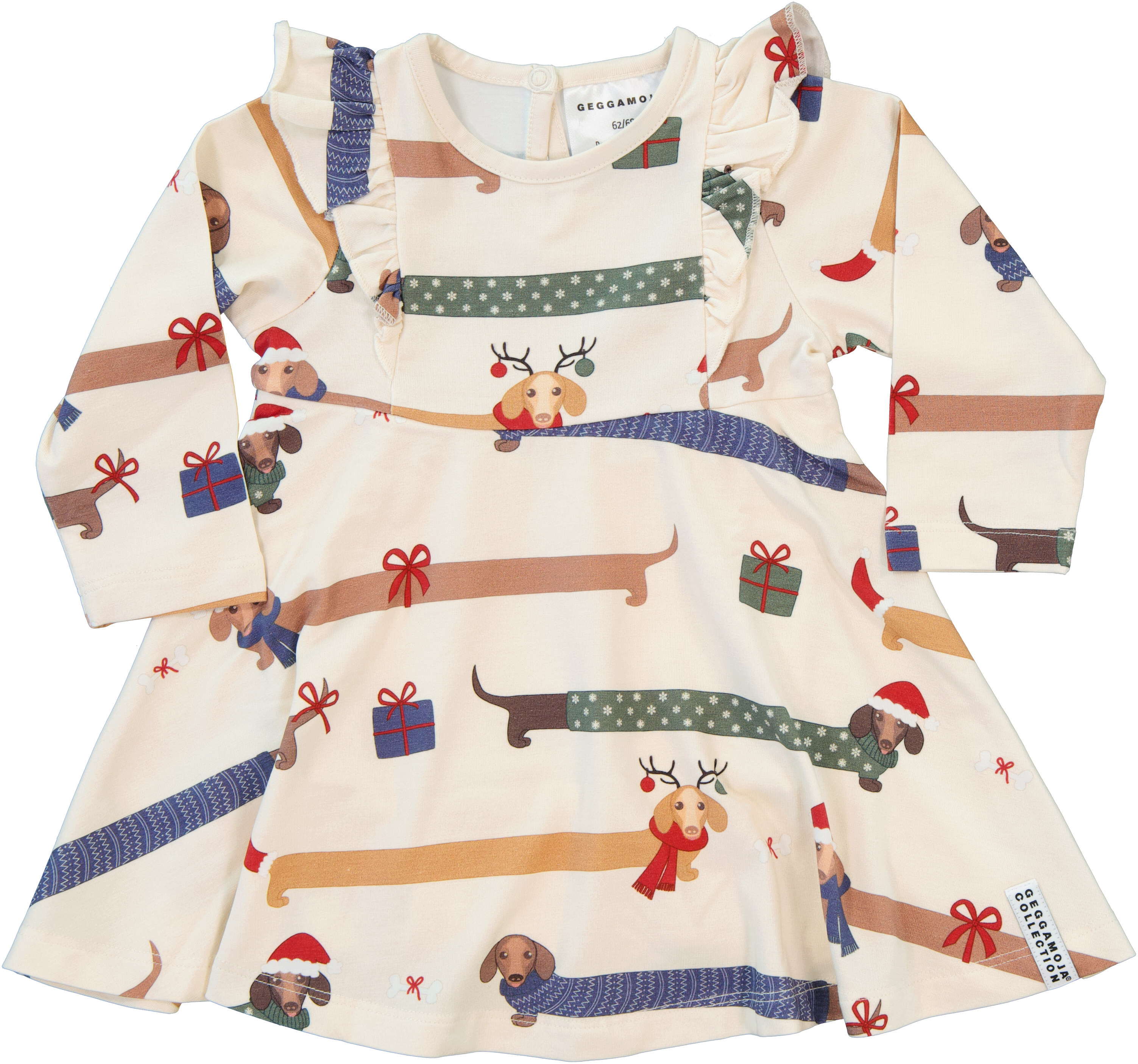 Spinning Dress Bamboo Christmas Dachshunds