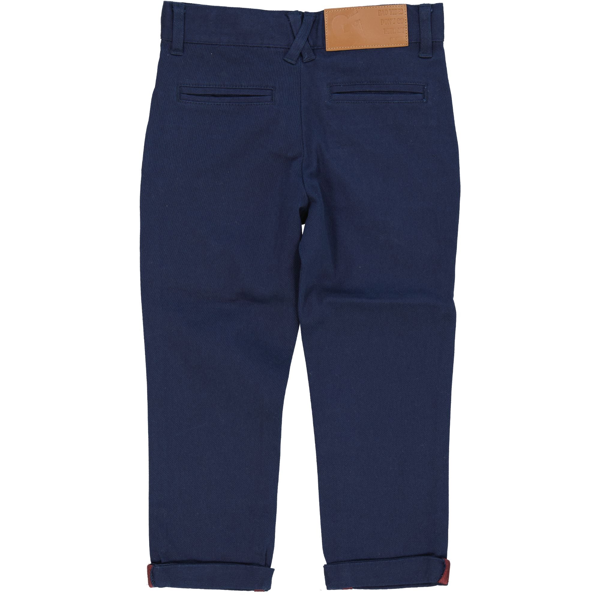 Chinos byxor Marinblå