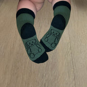 Strumpor Merinoull Grön
