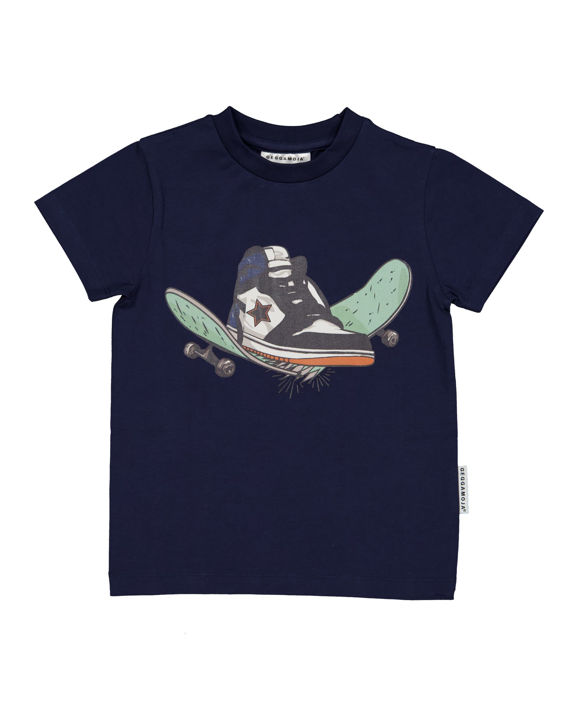 T-Shirt Skate Marineblau