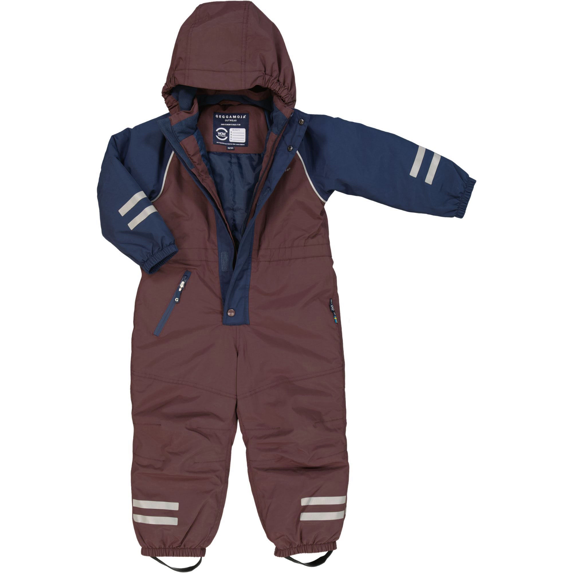 Vinteroverall Unitoddler Brun/Marinblå