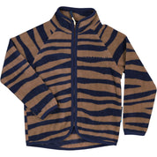 Fleeceset Zebra Blå/Brun