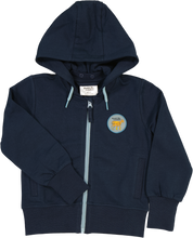 Hoodie Mamma Mu och Kråkan Blå Patch