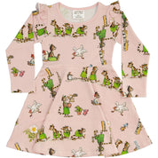 Twirl dress Pettson and Findus Pink